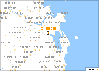 map of Xuận Phư