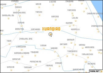 map of Xuanqiao
