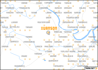 map of Xuân Sơn