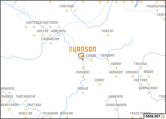 map of Xuân Sơn