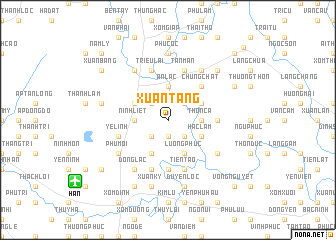 map of Xuân Tàng