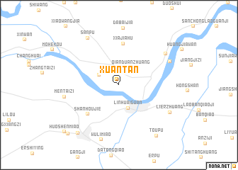 map of Xuantan