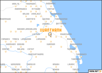 map of Xuân Thành
