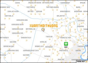 map of Xuân Thới Thượng