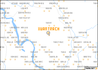 map of Xuân Trạch