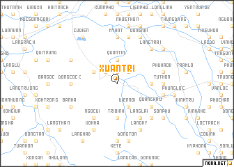 map of Xuân Trĩ