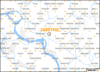 map of Xuân Truc