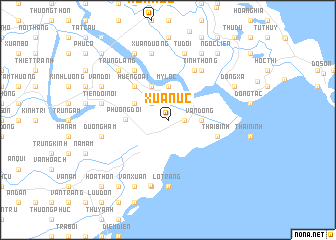 map of Xuân Úc