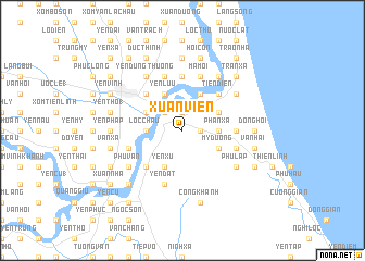 map of Xuân Viên
