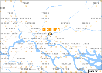 map of Xuân Viên