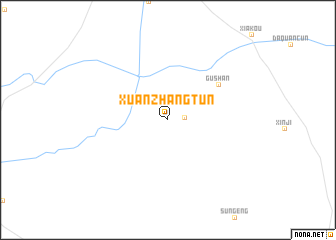 map of Xuanzhangtun