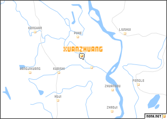 map of Xuanzhuang