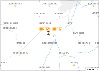 map of Xuanzhuang