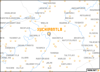 map of Xuchipantla