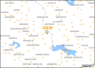 map of Xuchi