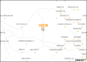 map of Xuchi