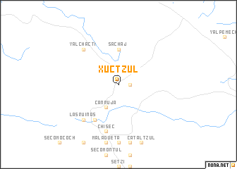 map of Xuctzul