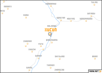 map of Xucun