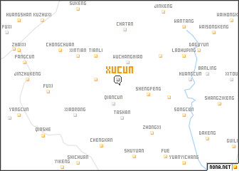 map of Xucun