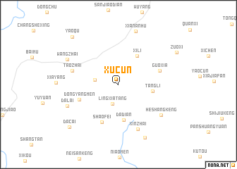 map of Xucun