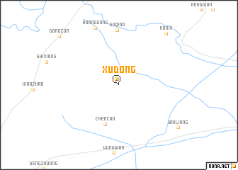 map of Xudong