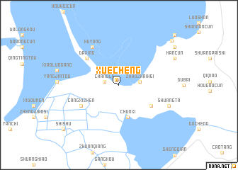 map of Xuecheng