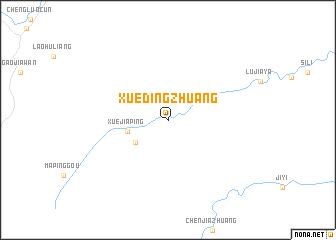 map of Xuedingzhuang