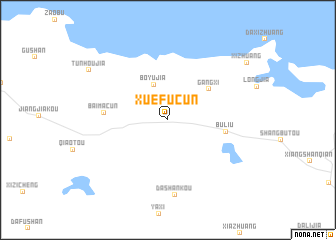 map of Xuefucun