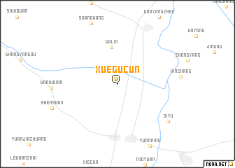 map of Xuegucun