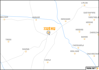 map of Xuehu