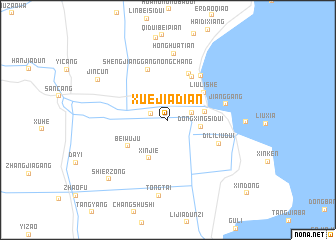 map of Xuejiadian