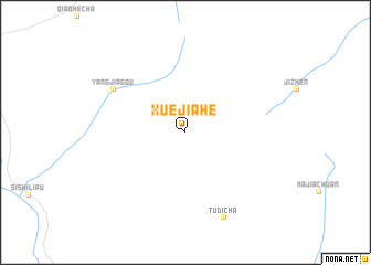 map of Xuejiahe