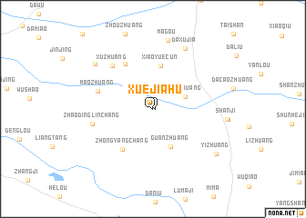 map of Xuejiahu