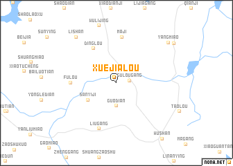 map of Xuejialou