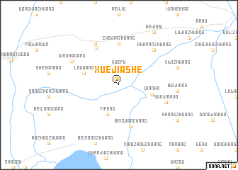map of Xuejiashe