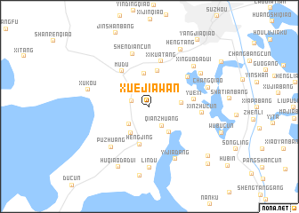 map of Xuejiawan