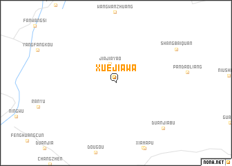 map of Xuejiawa