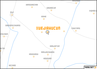 map of Xuejiawucun