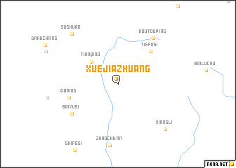map of Xuejiazhuang