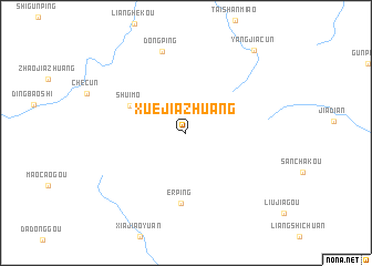 map of Xuejiazhuang