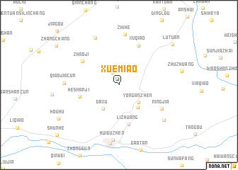 map of Xuemiao