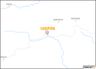 map of Xueping