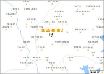 map of Xueshanwu