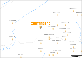 map of Xuetangbao