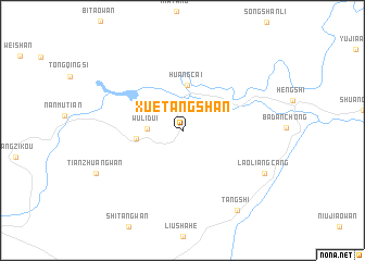 map of Xuetangshan