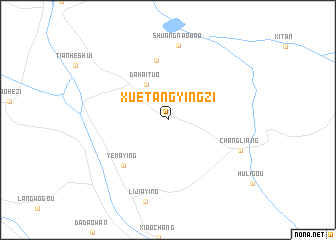 map of Xuetangyingzi