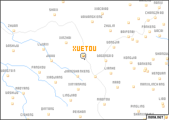 map of Xuetou