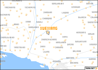 map of Xuexiang