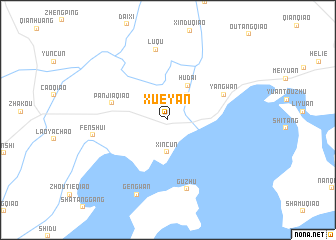 map of Xueyan