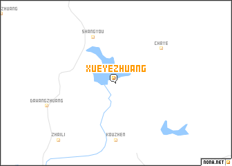 map of Xueyezhuang